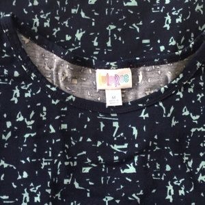 Lularoe M Navy and Baby blue Irma Used